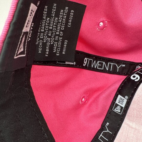 Minnesota Twins Hat Strapback Cap Youth Womens Pink MLB Baseball New Era - Picture 5 of 6